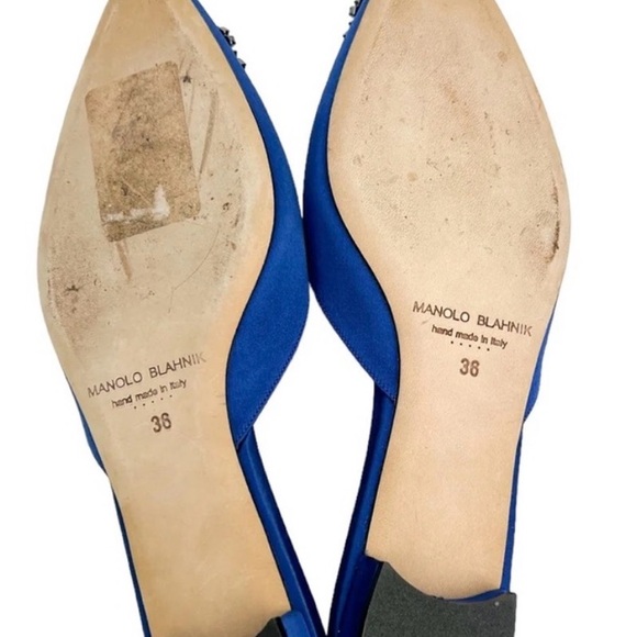 Manolo Blahnik Hangisi Mules size 36 - Picture 7 of 10